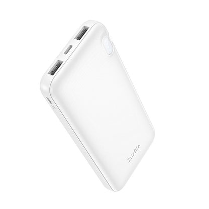 Externe Batterie HOCO J128, 10000mAh, 10W, 2 x USB-A, Weiß