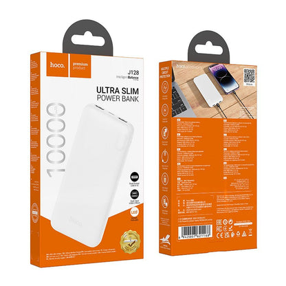 Externe Batterie HOCO J128, 10000mAh, 10W, 2 x USB-A, Weiß