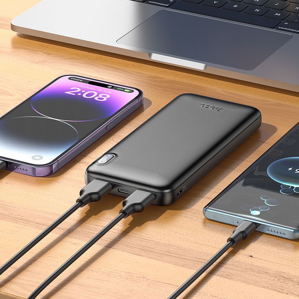 Externe Batterie HOCO J128, 10000mAh, 10W, 2 x USB-A, Schwarz