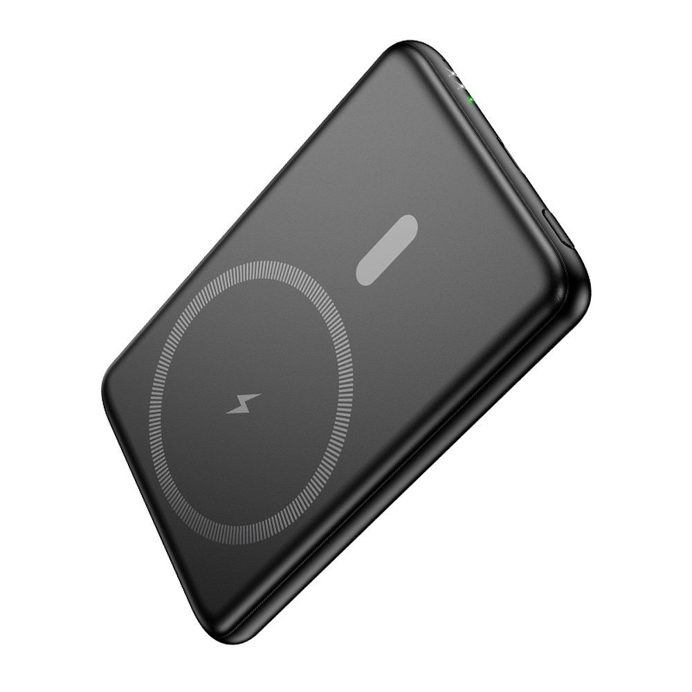 Externe Batterie HOCO Wireless J140A, 5000mAh, 20W, PD + QI, 1 x USB-C, Schwarz