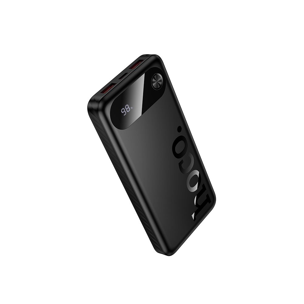 Externe Batterie HOCO J154, 10000mAh, 22,5W, QC + PD, 1 x USB-C - 2 x USB-A, Schwarz