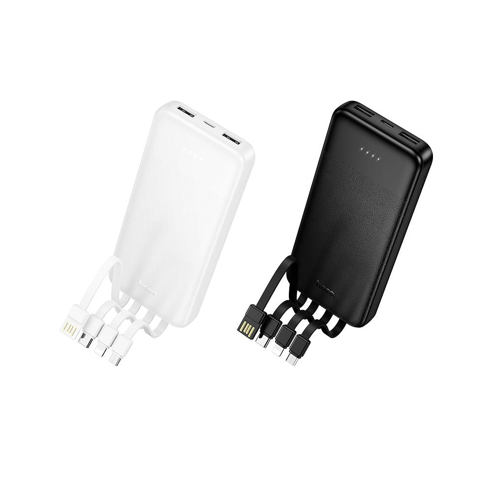 Externe Batterie HOCO J163, 10000mAh, 10W, 1 x Lightning - 1 x microUSB - 2 x USB-A - 1 x USB-C, Schwarz