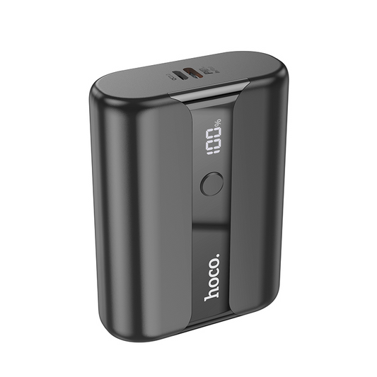 HOCO Q3 Pro Powerbank, 10000 mAh, 22,5 W, QC + PD, 1 x USB-A – 1 x USB-C, Schwarz