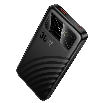 HOCO Q42 Powerbank, 10000 mAh, 30 W, QC + PD, 1 x USB-A – 1 x USB-C, Schwarz