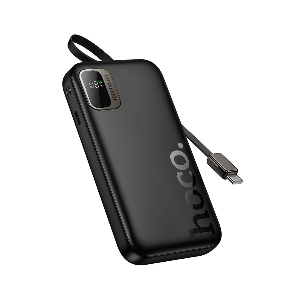 Externe Batterie HOCO Q51, 10000mAh, 20W, PD, 2 x USB-C, Schwarz