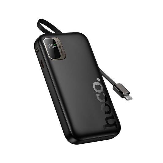 Externe Batterie HOCO Q51, 10000mAh, 20W, PD, 2 x USB-C, Schwarz