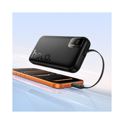 Externe Batterie HOCO Q51, 10000mAh, 20W, PD, 2 x USB-C, Schwarz