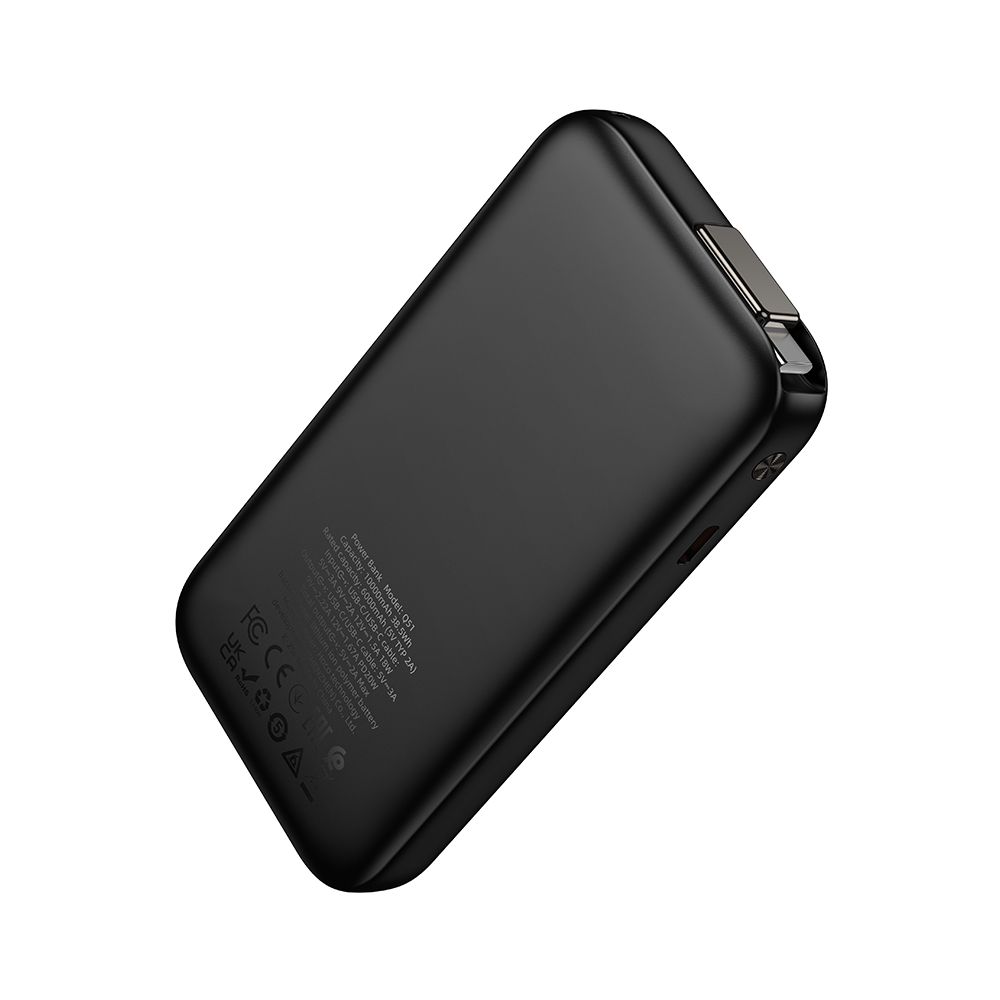 Externe Batterie HOCO Q51, 10000mAh, 20W, PD, 2 x USB-C, Schwarz