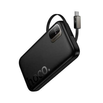 Externe Batterie HOCO Q51, 10000mAh, 20W, PD, 2 x USB-C, Schwarz