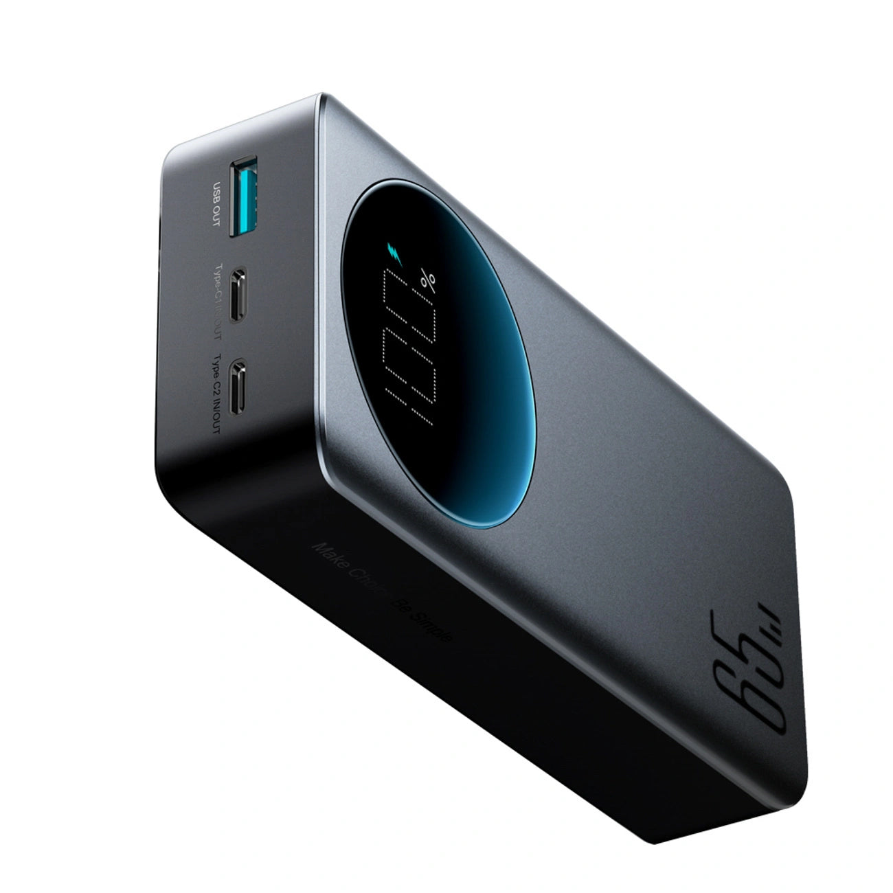 Externe Batterie Joyroom JR-PBF05 Pro, 30000mAh, 65W, QC + PD, 1 x USB-A - 2 x USB-C, Schwarz
