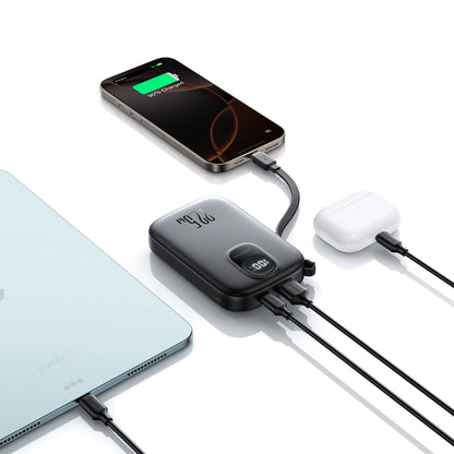 Externer Akku Joyroom JR-PBF17, 10000mAh, 22.5W, QC + PD, 1 x USB-A - 2 x USB-C, Schwarz