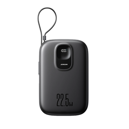 Externer Akku Joyroom JR-PBF18, 10000mAh, 22.5W, QC + PD, 1 x Lightning - 1 x USB-A - 1 x USB-C, Schwarz