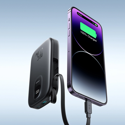 Externer Akku Joyroom JR-PBF18, 10000mAh, 22.5W, QC + PD, 1 x Lightning - 1 x USB-A - 1 x USB-C, Schwarz