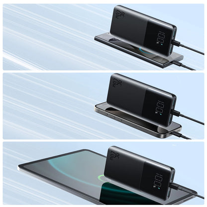 Externer Akku Joyroom JR-PBF20, 10000mAh, 25W, QC + PD, 1 x USB-C - 2 x USB-A, Schwarz