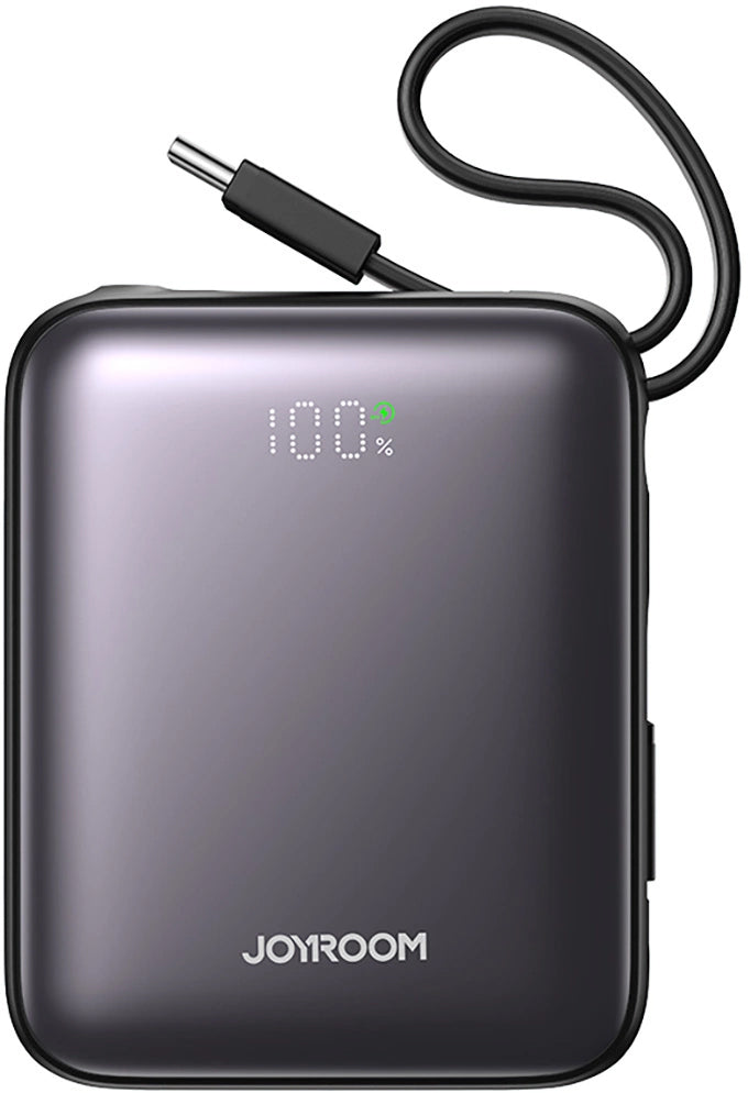 Externer Akku Joyroom JR-PBF27, 10000mAh, 22.5W, PD, 1 x Lightning - 2 x USB-C, Schwarz