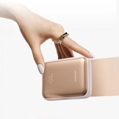 Externer Akku Joyroom JR-PBF27, 10000mAh, 22.5W, PD, 1 x Lightning - 2 x USB-C, Gold