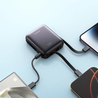 Externer Akku Joyroom JR-PBF27, 10000mAh, 22.5W, PD, 1 x Lightning - 2 x USB-C, Schwarz