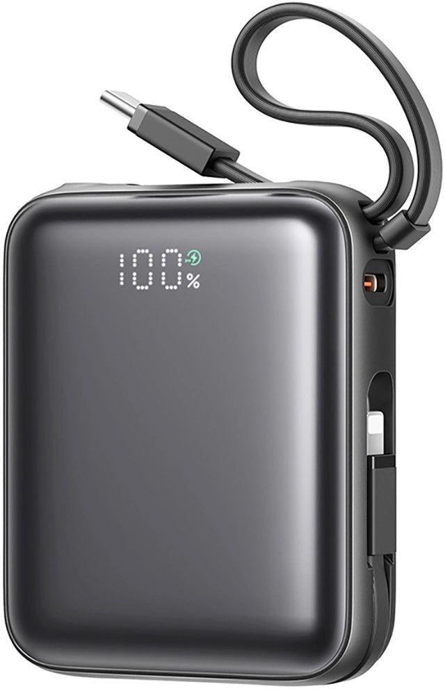 Externer Akku Joyroom JR-PBF27, 10000mAh, 22.5W, PD, 1 x Lightning - 2 x USB-C, Schwarz