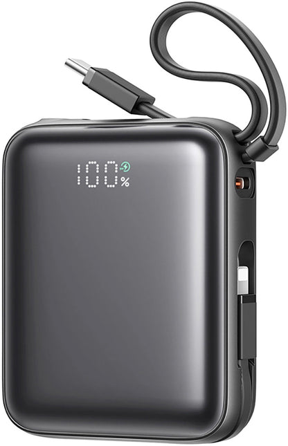 Externer Akku Joyroom JR-PBF27, 10000mAh, 22.5W, PD, 1 x Lightning - 2 x USB-C, Schwarz