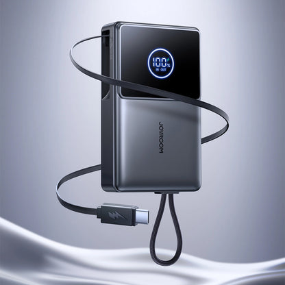 Externer Akku Joyroom JR-PR1, 10000mAh, 22.5W, PD, 2 x USB-C, Grau