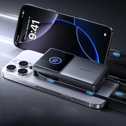 Externer Akku Joyroom JR-PR1, 10000mAh, 22.5W, PD, 2 x USB-C, Grau