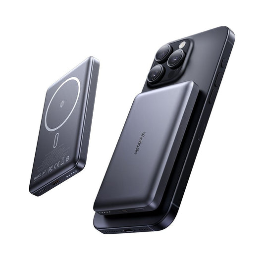 Externer Wireless-Akku McDodo MC-4651 Meta, 10000mAh, 20W, PD + FQI, 1 x QI - 1 x USB-C, Schwarz