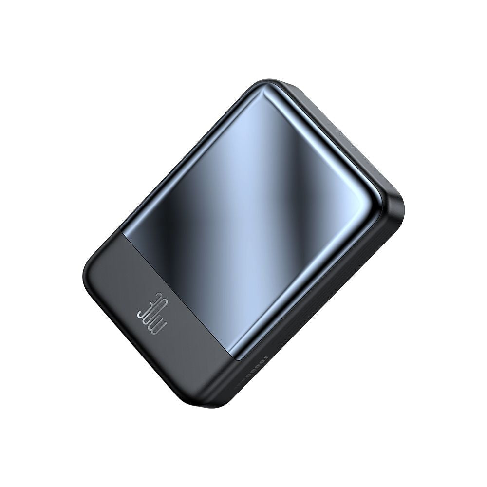 Externer Wireless-Akku McDodo MC-5931 Ambilight, 10000mAh, 30W, PD + FQI, 1 x QI - 1 x USB-C, Schwarz