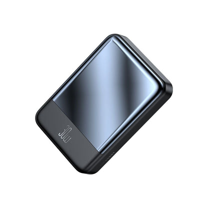 Externer Wireless-Akku McDodo MC-5931 Ambilight, 10000mAh, 30W, PD + FQI, 1 x QI - 1 x USB-C, Schwarz