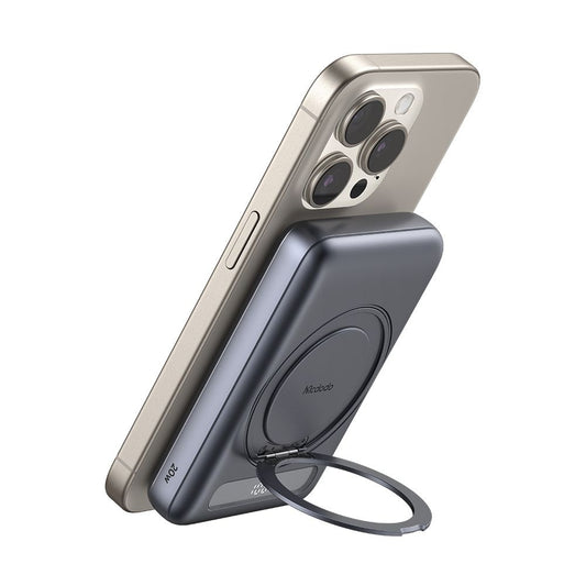 Externer Wireless-Akku McDodo MC-8371 Meta, 10000mAh, 20W, PD + FQI, 1 x QI - 1 x USB-C, Grau