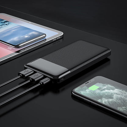 Externe Batterie HOCO J72, 10000mAh, 10W, 2 x USB-A, Schwarz
