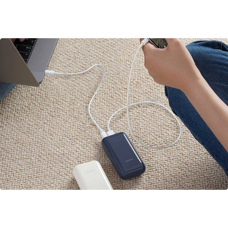 Xiaomi Pocket Edition Pro Externer Akku, 10000mAh, 33W, QC + PD, 1 x USB-A - 1 x USB-C, Marineblau BHR5785GL