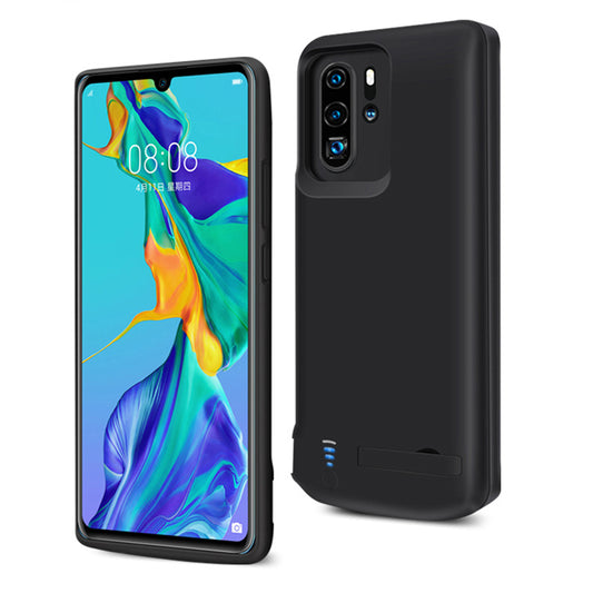 Externer Akkutyp Hülle Techsuit Power Pro Battery für Huawei P30 Pro New Edition / P30 Pro, 5000mAh, Schwarz