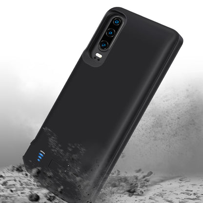 Externer Akkutyp Hülle Techsuit Power Pro Battery für Huawei P30 Pro New Edition / P30 Pro, 5000mAh, Schwarz