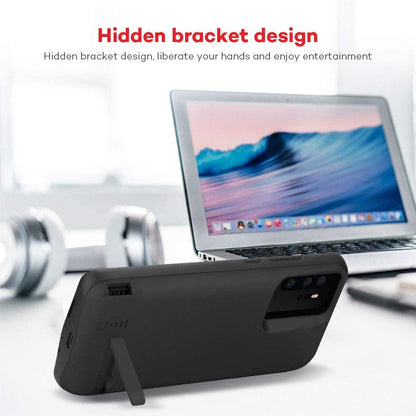 Externer Akkutyp Hülle Techsuit Power Pro Battery für Huawei P30 Pro New Edition / P30 Pro, 5000mAh, Schwarz