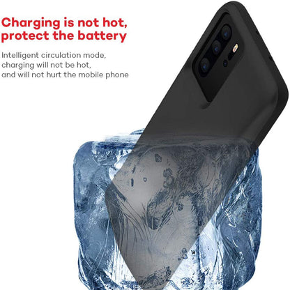 Externer Akkutyp Hülle Techsuit Power Pro Battery für Huawei P30 Pro New Edition / P30 Pro, 5000mAh, Schwarz