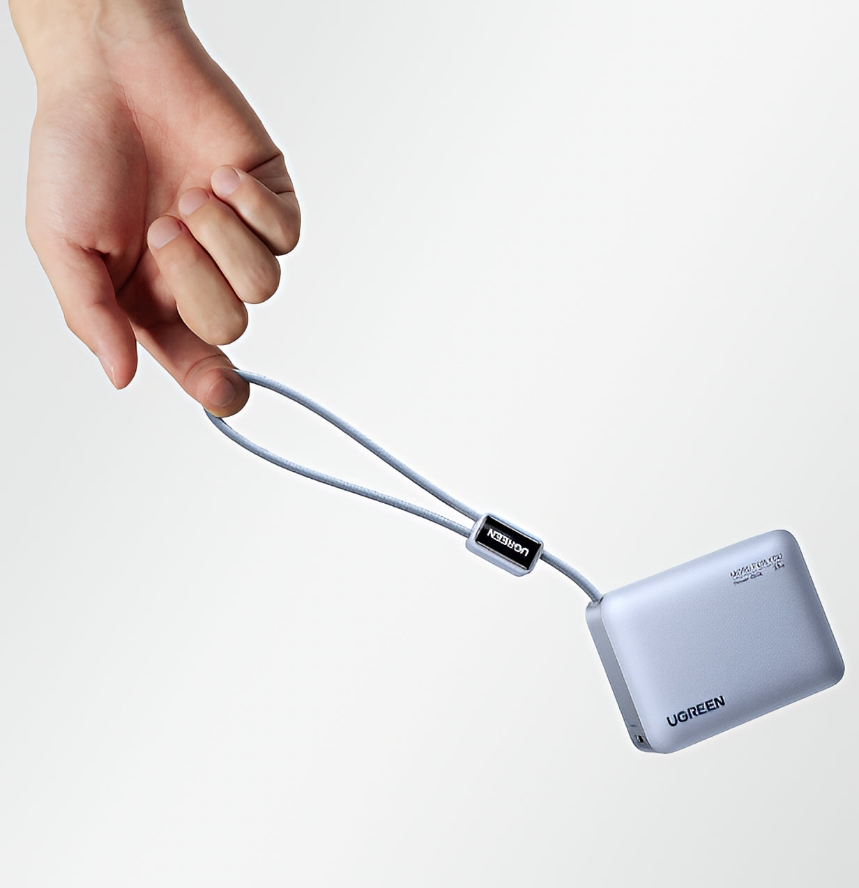 Externe Batterie UGREEN PB584 (75173B), 10000mAh, 33W, QC + PD, 1 x USB-A - 2 x USB-C, Blau
