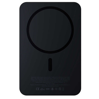 Externer Wireless-Akku 3MK MagSynergy Ni+, 5000mAh, 22.5W, PD + FQI, 1 x QI - 1 x USB-C, Schwarz