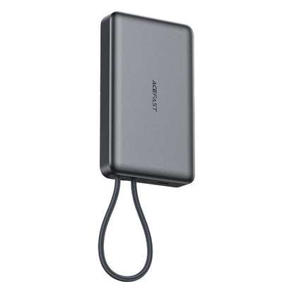 Externer Wireless-Akku Acefast M18, 10000mAh, 22.5W, PD + FQI, 1 x QI - 2 x USB-C, Schwarz