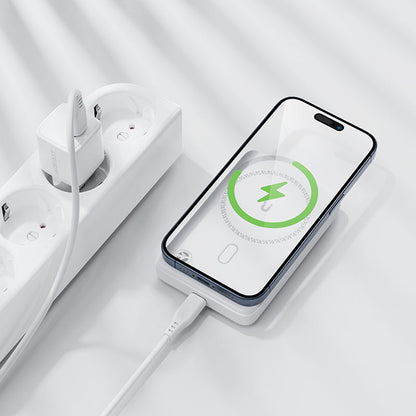 Externer Wireless Akku Acefast M26, 10000mAh, 20W, PD + FQI, 1 x QI - 1 x USB-C, Weiß