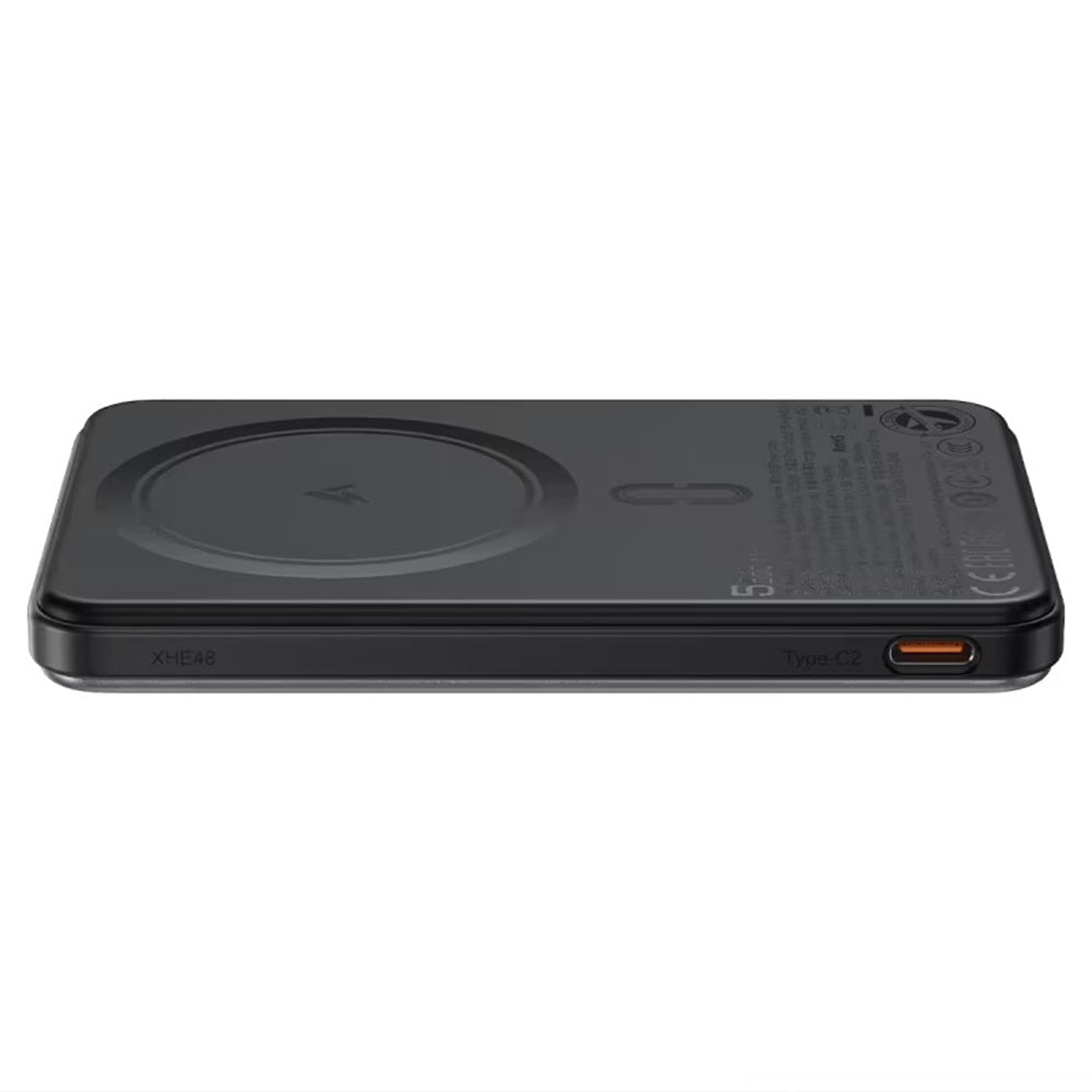 Externer Wireless Akku Acefast M30, 5000mAh, 20W, PD + FQI, 1 x QI - 2 x USB-C, Schwarz