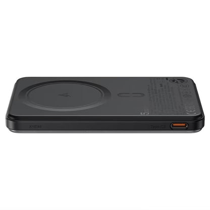 Externer Wireless Akku Acefast M30, 5000mAh, 20W, PD + FQI, 1 x QI - 2 x USB-C, Schwarz