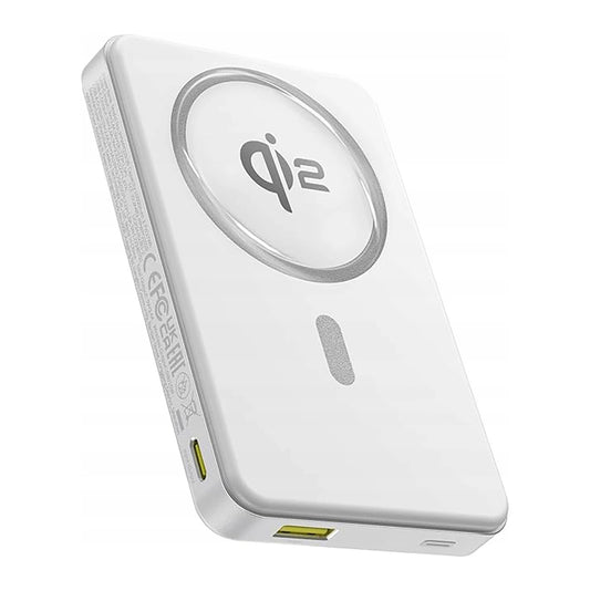 Externer Wireless-Akku Baseus Airpow2 Qi2, 10000mAh, 22.5W, QC + PD + FQI, 1 x QI - 1 x USB-A - 1 x USB-C, Weiß P10080000213-00