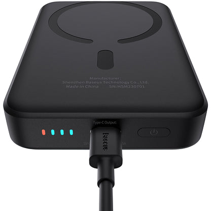 Baseus Magnetic Mini Powerbank 10000mAh | 20W PD & Qi | Schwarz