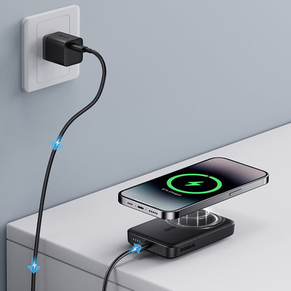Baseus Magnetic Mini Powerbank 10000mAh | 20W PD & Qi | Schwarz