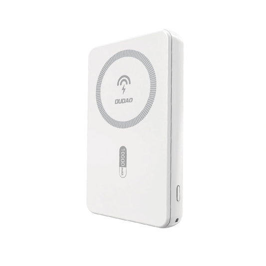 Wireless Externe Batterie Dudao K14S, 5000mAh, 20W, QC + PD + FQI, 1 x QI - 1 x USB-A - 1 x USB-C, Weiß
