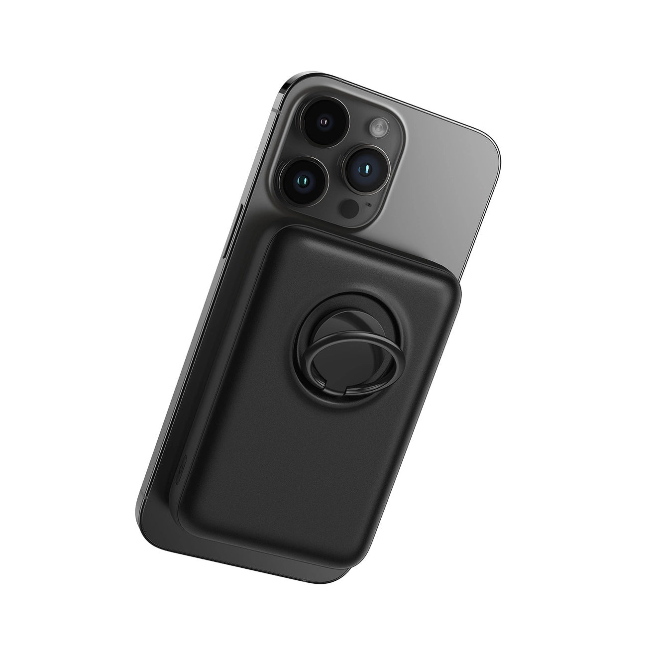 Externer Wireless-Akku Joyroom JR-W050, 10000mAh, 20W, QC + PD + FQI, 1 x QI - 1 x USB-A - 1 x USB-C, Schwarz