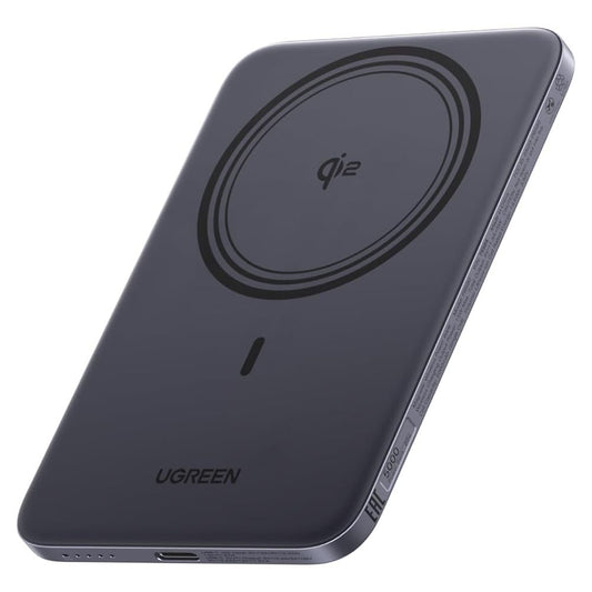 Wireless Externe Batterie UGREEN PB580 (75984B), 5000mAh, 20W, PD + FQI, 1 x QI - 1 x USB-C, Grau