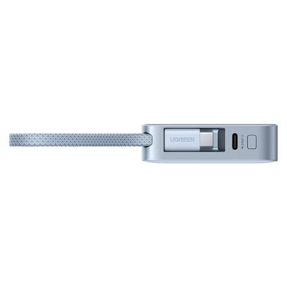 Externer Wireless-Akku UGREEN MagFlow PB773, 10000mAh, 25W, PD + FQI, 1 x QI - 2 x USB-C, Blau