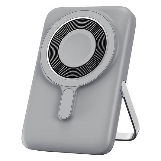 Externer Wireless-Akku WiWu Wi-P018, 10000mAh, 20W, PD + FQI, 1 x QI - 1 x USB-C, Grau