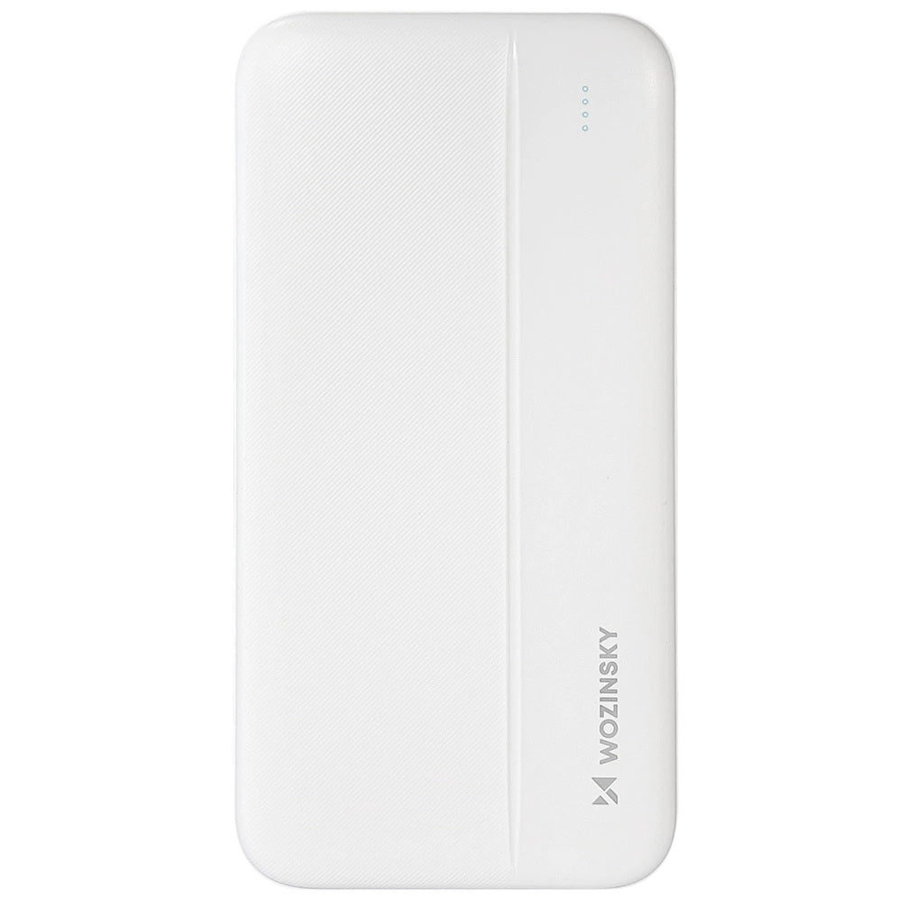 Externer Akku WZK WPBWE1, 10000mAh, 10W, 2 x USB-A, Weiß